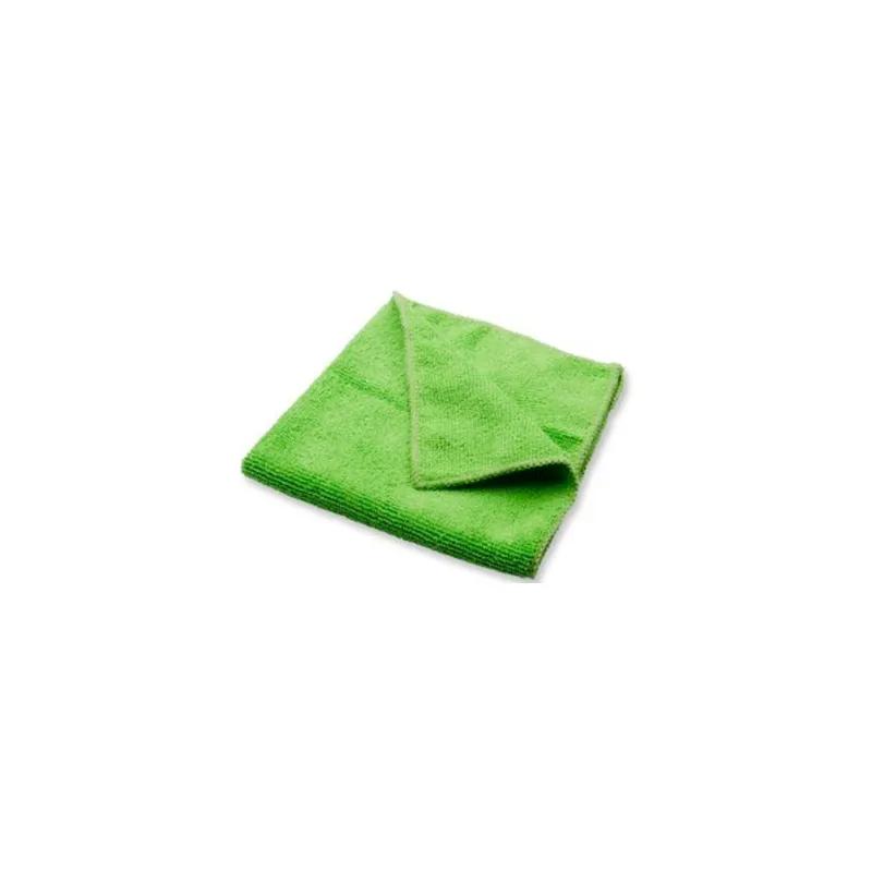 JaniFiber Cleaning Cloth 16X16 IN Standard Microfiber Green 24/Case