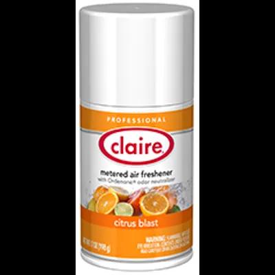 Claire Air Freshener Citrus Blast Aerosol 7 FLOZ Metered Refill 12/Case