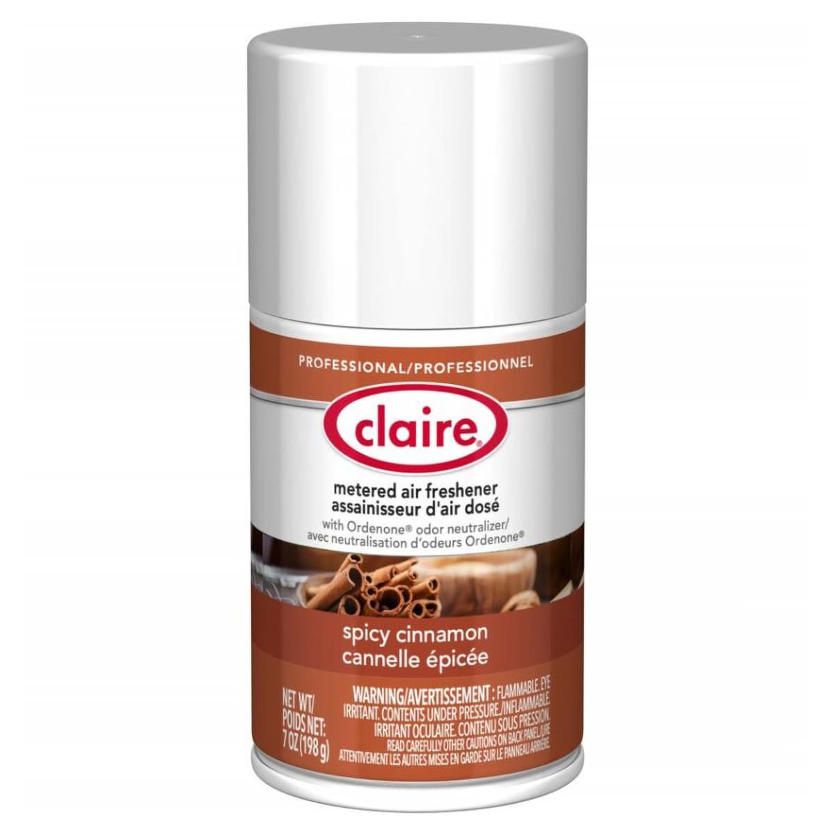 Claire Air Freshener Spicy Cinnamon 7 OZ Metered 12/Case