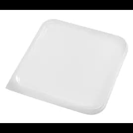 Lid Food Storage Container 9.00X8.47X0.51 IN 2-8 QT White Square LDPE With Snap Lid Food Safe Leak Resistant 1/Each