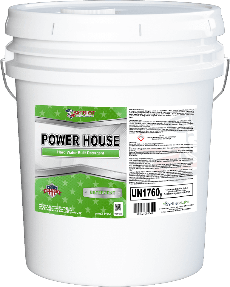 Patriot® Powerhouse Laundry Detergent 5 GAL Heavy Duty Liquid 1/Each
