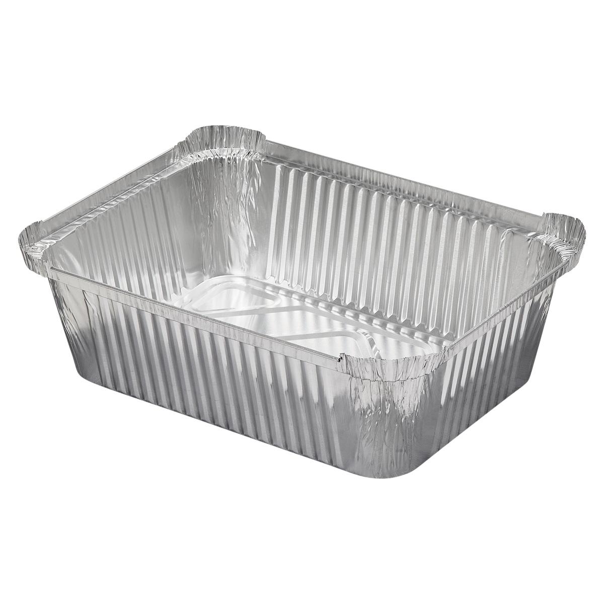 Victoria Bay Take-Out Container Base 5 LB 9.625X7.125X2.75 IN Aluminum Silver Oblong 250/Case