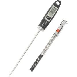 San Jamar Food Thermometer 1.25X4.75 IN Acrylonitrile Butadiene Styrene (ABS) Metal Black Digital 1/Each