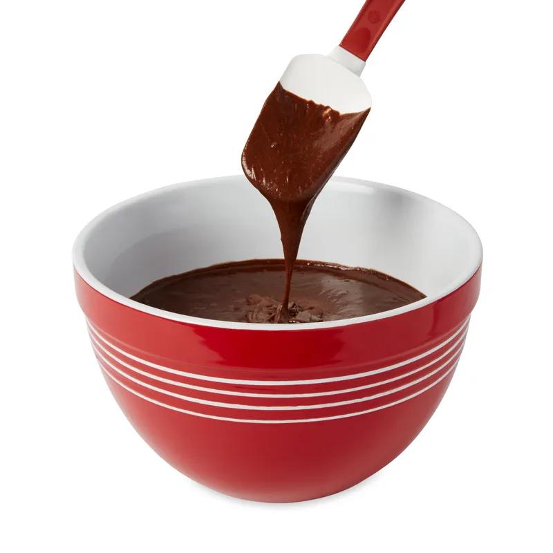 Spoon Scraper Silicone Nylon Red Heat Proof 1/Each