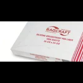 Bagcraft® Baking Pan Liner 16.38X24.38 IN Silicone-Lined Paper White 1000/Case
