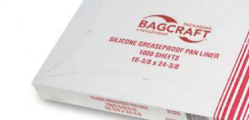 Bagcraft® Baking Pan Liner 16.38X24.38 IN Silicone-Lined Paper White 1000/Case