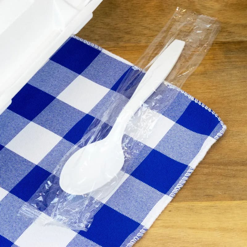 Spoon PS White Extra Heavy Duty Individually Wrapped 1000/Case