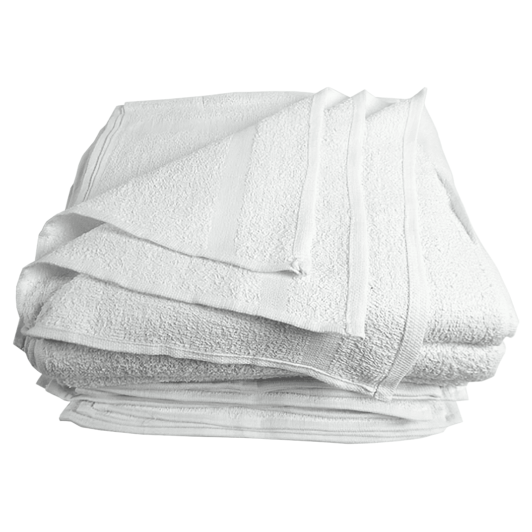 Spilfyter® Cleaning Towel 25 LB Cotton White B Grade 1/Case