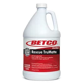 Rescue TruMatte Mild Scent Floor Finish 1 GAL Liquid Concentrate 4/Case