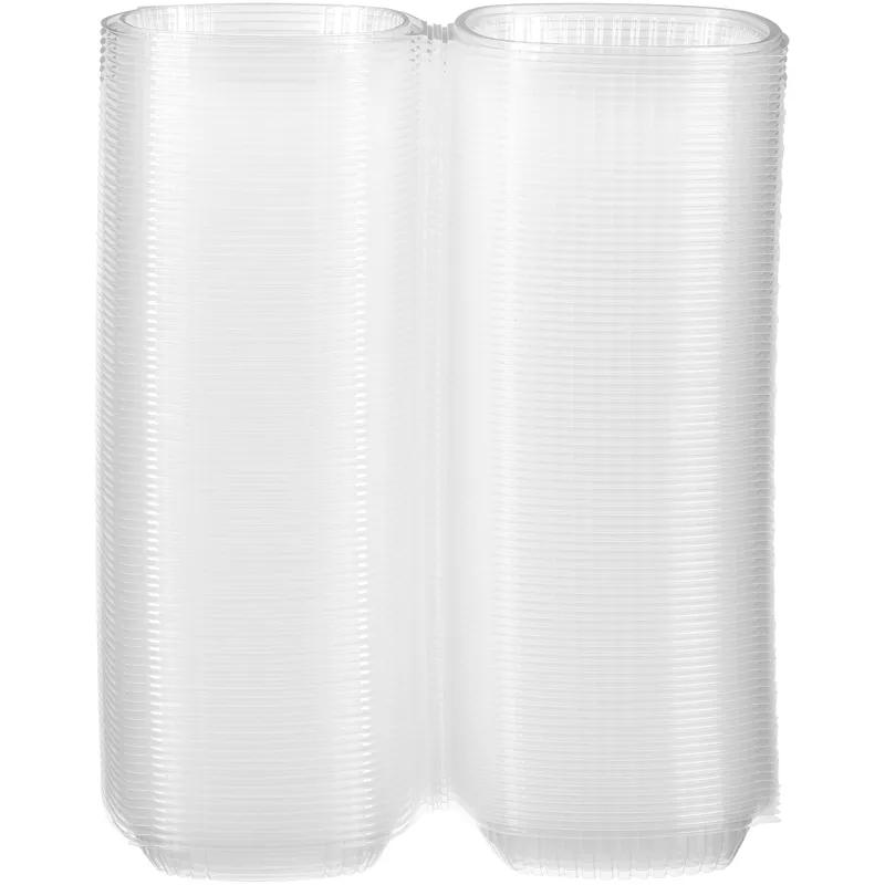 Take-Out Container Hinged 9X9 IN PP Clear Square 180/Case