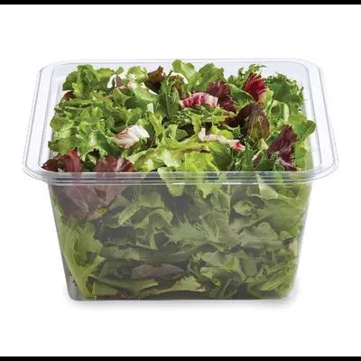 Fresh 'n Clear® Deli Container Base 80 OZ PET Clear Square 200/Case