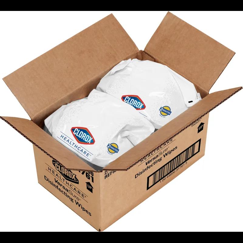 Clorox Healthcare® VeraSure® Unscented One-Step Disinfectant Multi Surface Wipe Quat 110 Count/Pack 2 Packs/Case