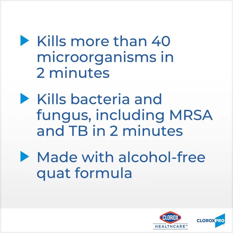 Clorox Healthcare® VeraSure® Unscented One-Step Disinfectant Multi Surface Wipe Quat 110 Count/Pack 2 Packs/Case