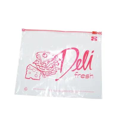 Deli Bag 10.5X8 IN Plastic 1.25MIL Deli Fresh With Slide Seal Closure Top Load Saddlepack 1000/Case