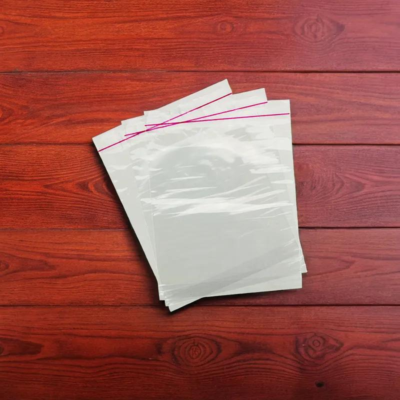 Bag 7X7X3 IN PP Clear With Lip & Tape Closure Reclosable Gusset 1000/Case