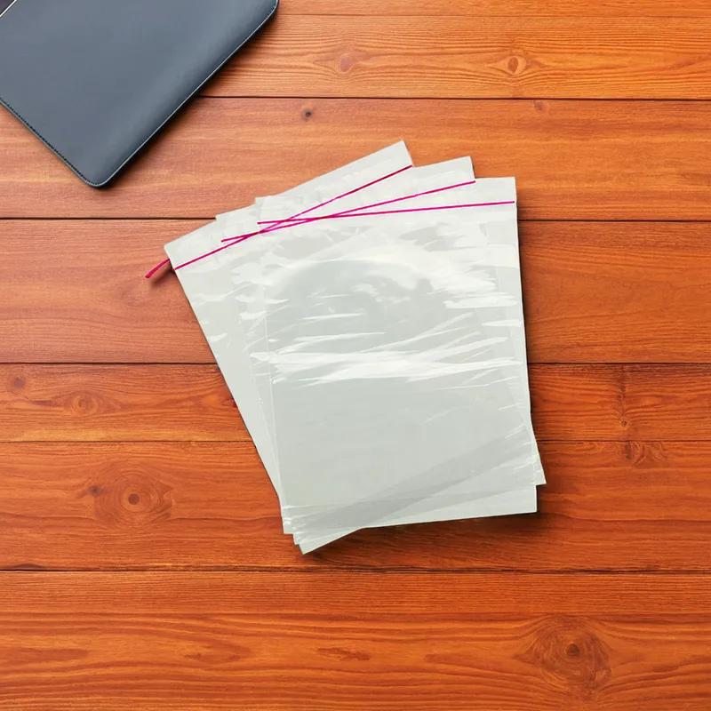 Bag 7X7X3 IN PP Clear With Lip & Tape Closure Reclosable Gusset 1000/Case