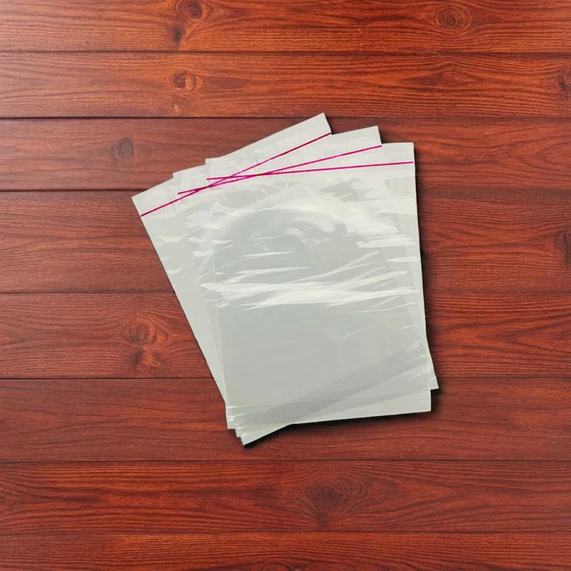 Bag 7X7X3 IN PP Clear With Lip & Tape Closure Reclosable Gusset 1000/Case