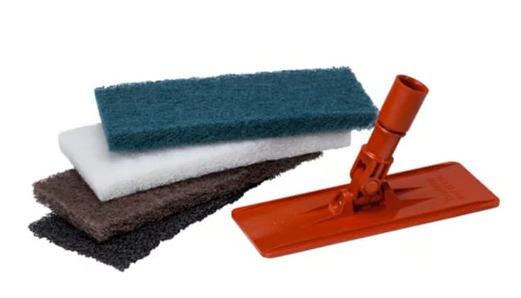 Doodlebug™ Pad Holder Kit Includes: Pad Holder, White Cleaning Pad & Brown Scrub 'n Strip Pad Threaded 1/Each