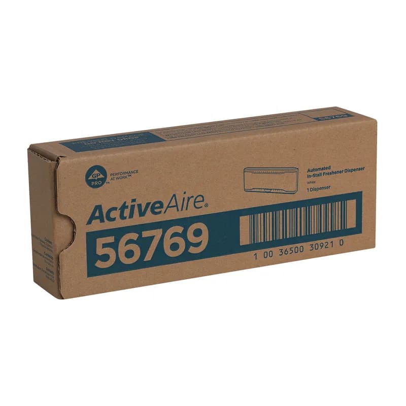 ActiveAire® Air Freshener Dispenser White 1.17X9.50X3.50 IN Automatic In-Stall 1/Each