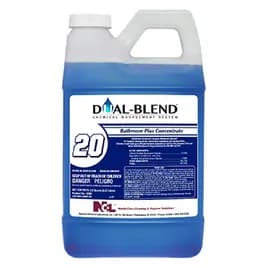 DUAL-BLEND® #20 BATHROOM PLUS Floral Restroom Cleaner 80 OZ Multi Surface Concentrate 4/Case