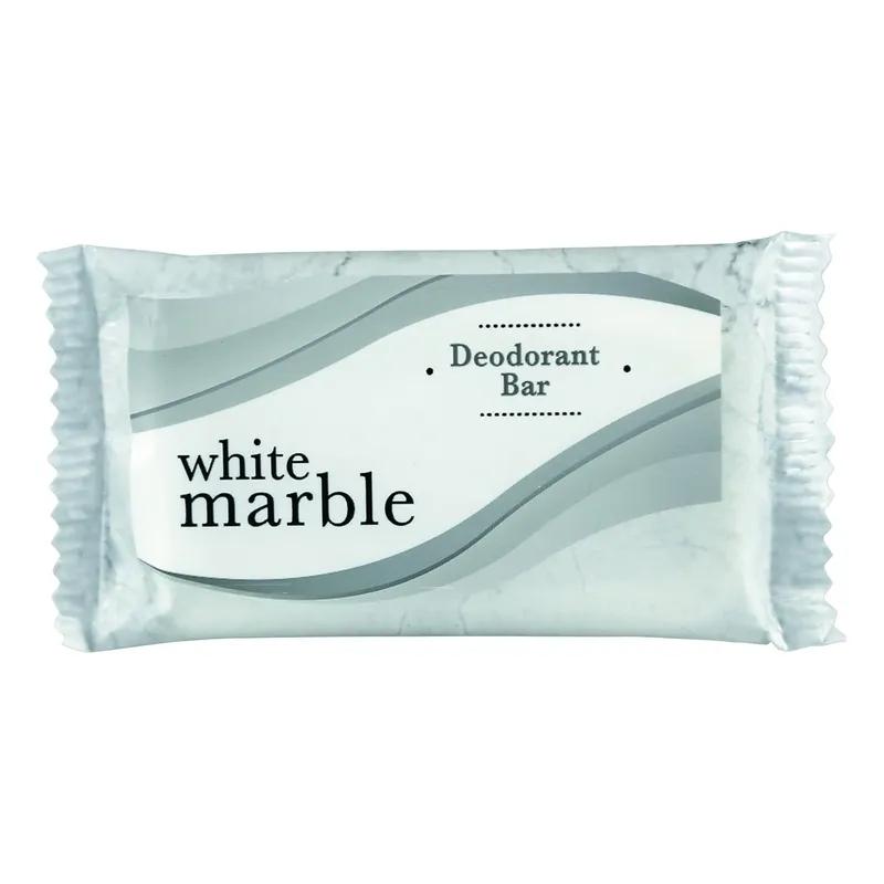 Deodorant Soap Bar #3/4 White Individually Wrapped 1000/Case