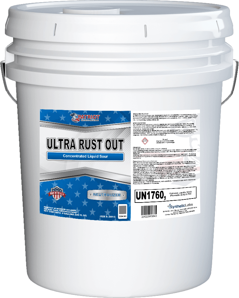 Patriot® Ultra Rust Laundry Sour 5 GAL 1/Each