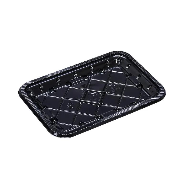 2S Tray RPET Black Ridged 500/Case