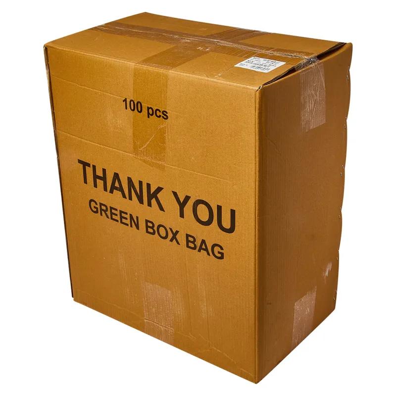 Bag 18.11X17+7.76 PPNW NWPP Green Reusable 100/Case