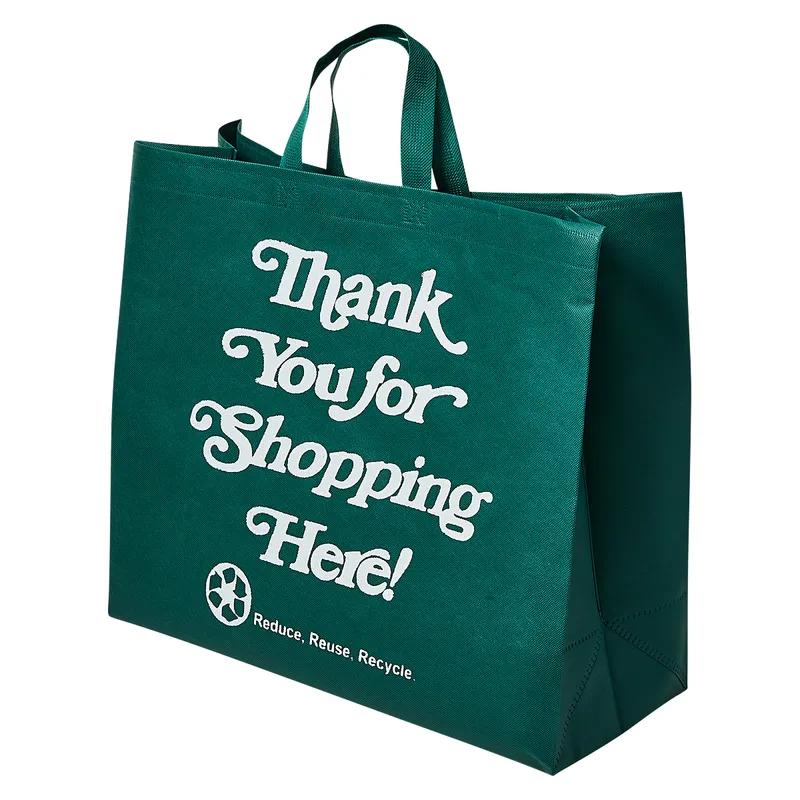 Bag 18.11X17+7.76 PPNW NWPP Green Reusable 100/Case
