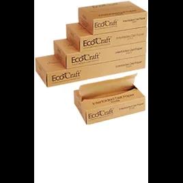 Bagcraft® EcoCraft® Multi-Purpose Sheet 12X10.75 IN Dry Wax Paper Natural With Dispenser Box Interfold 6000/Case
