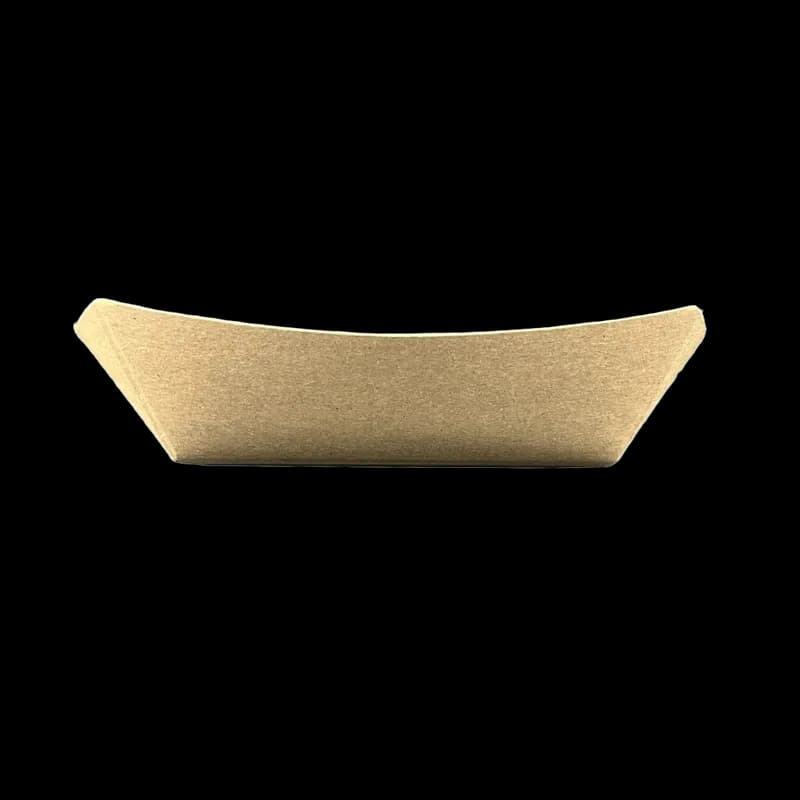 Food Tray 2.5 LB Paper Kraft Rectangle 500/Case