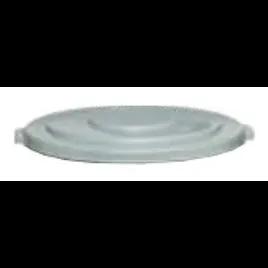 Continental® Huskee Flat Lid 24.5X24.5 IN 44 GAL 176 QT Gray Round LLDPE 1/Each