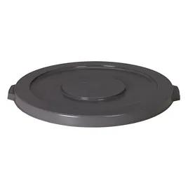 Continental® Huskee Flat Lid 24.5X24.5 IN 44 GAL 176 QT Gray Round LLDPE 1/Each