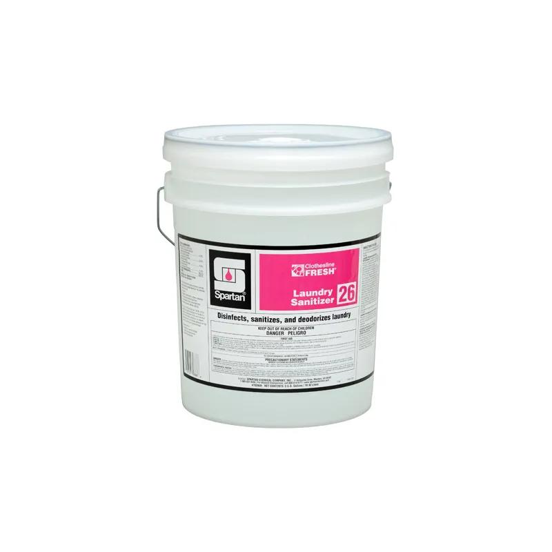 Clothesline Fresh® Laundry Sanitizer 26 Unscented 5 GAL Neutral 1/Pail