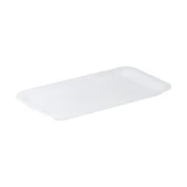 17S Meat Tray 8.25X4.75X0.5 IN 1 Compartment Polystyrene Foam Shallow White Rectangle 500/Case