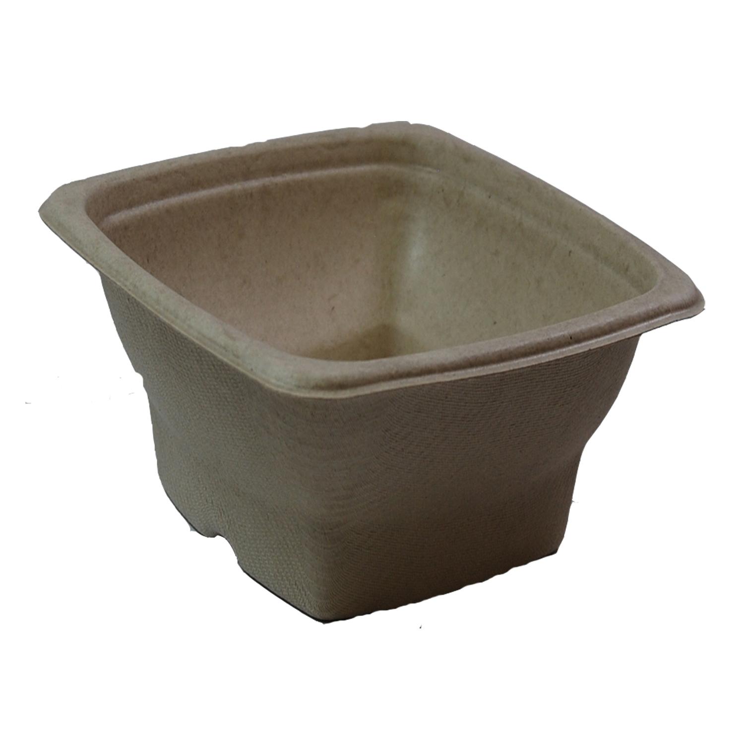 Bowl 28 OZ Pulp Fiber Square 300/Case