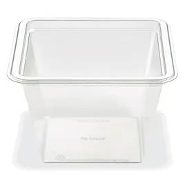 Fresh 'n Clear® EcoStar Deli Container Base 36 OZ PET Clear 300/Case
