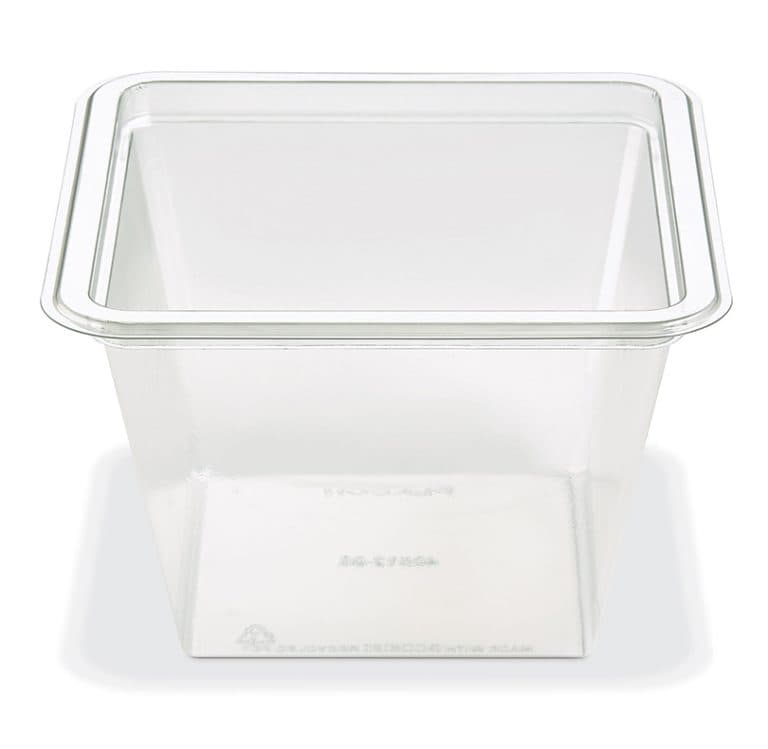 Fresh 'n Clear® GoCube® Deli Container Base 36 OZ PET Clear 300/Case