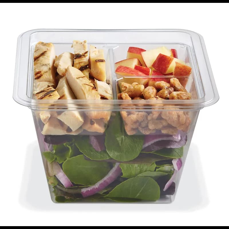 Fresh 'n Clear® GoCube® Deli Container Base 36 OZ PET Clear 300/Case