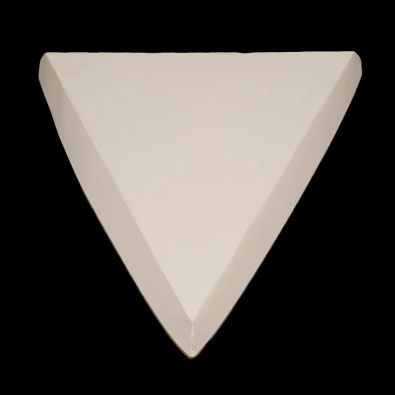 Pizza Slice Container Hinged 9X9.5 IN White 200/Case