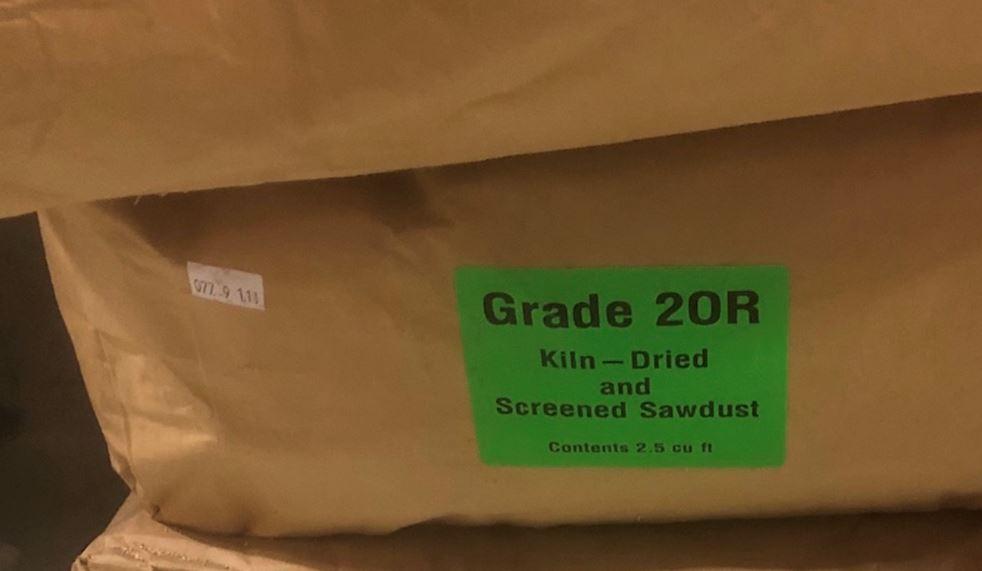 Absorbent 20 LB Sawdust Wood Bag 1/Each