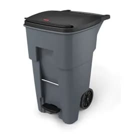 Brute® Trash Can 32.33X25.33X44.74 IN 65 GAL Gray Resin 1/Each