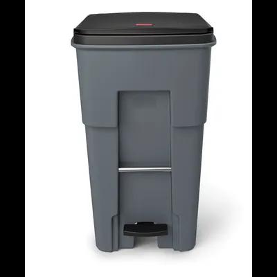 Trash Can 32.33X25.33X44.74 IN 65 GAL Gray Resin 1/Each