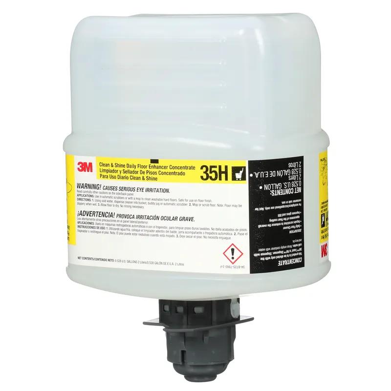 3M™ Clean & Shine 35H Floor Enhancer 2 L Daily Concentrate No Rinse Daily 6/Case