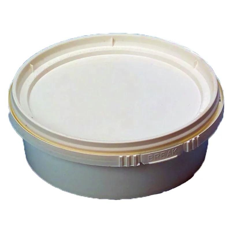 Lid PP White For Container Unhinged Tamper-Evident Tamper-Resistant 828/Case
