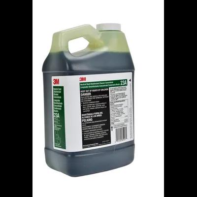 3M 23A Lemon One-Step Disinfectant 64 FLOZ Multi Surface Neutral Concentrate Germicidal 4/Case
