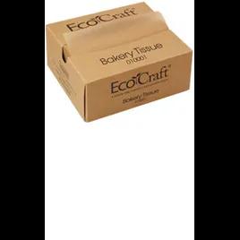 Bagcraft® EcoCraft® Bakery Tissue 6X10.75 IN Dry Wax Paper Natural With Dispenser Box Interfold 10000/Case