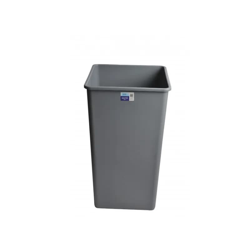Trash Can 44 GAL Gray Square 1/Each