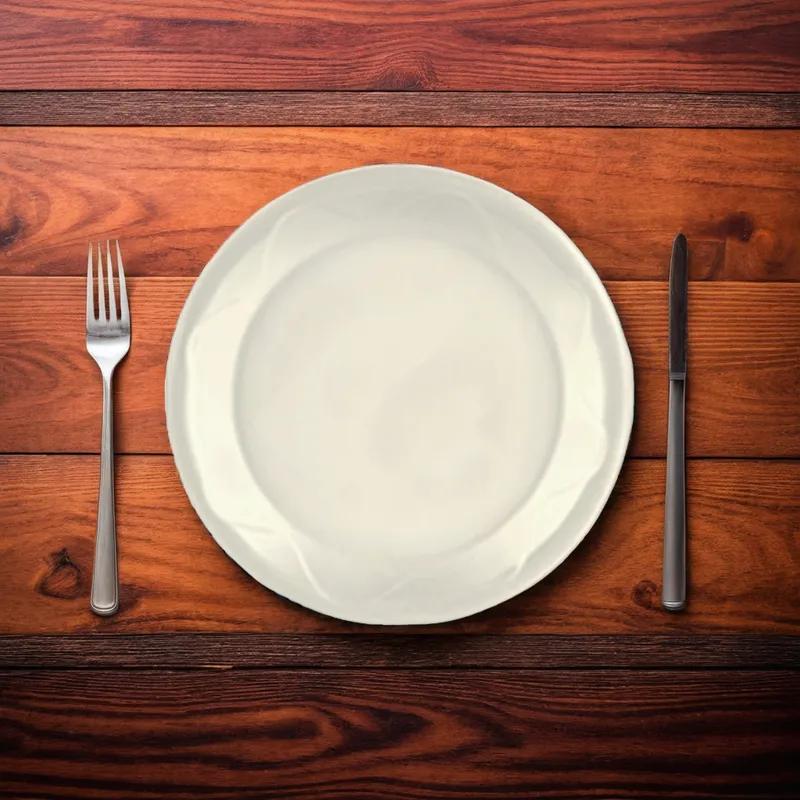 Plate 10.25 IN Polystyrene Foam White Round 500/Case