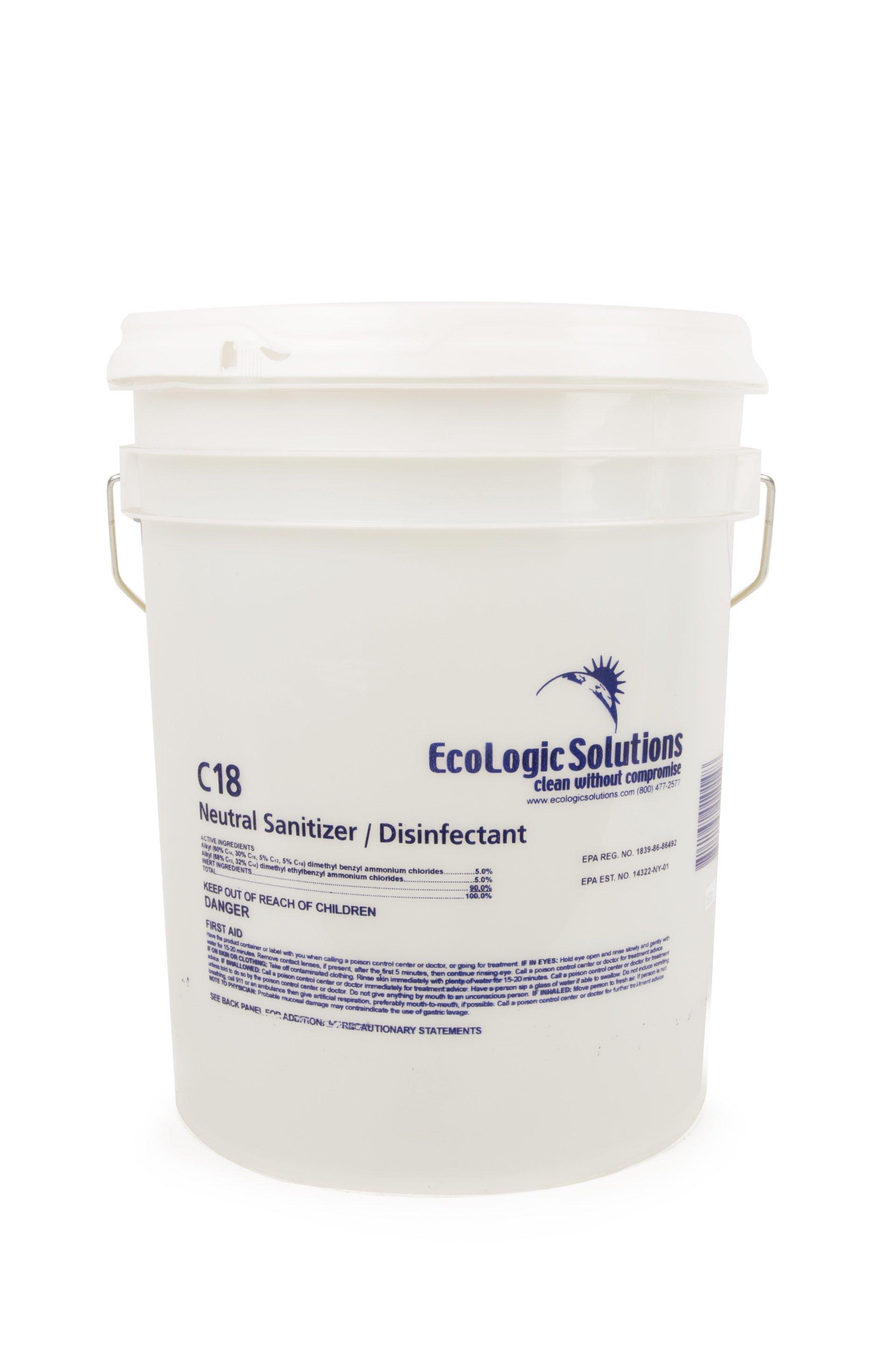 EcoLogic Solutions Sanitizer 5 GAL Multi Surface Neutral Concentrate 1/Pail